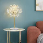 Schneeflocke Kristall Tischlampe
