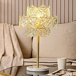 Schneeflocke Kristall Tischlampe