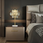 Schneeflocke Kristall Tischlampe