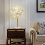 Schneeflocke Kristall Tischlampe