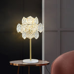 Schneeflocke Kristall Tischlampe