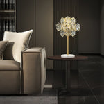 Schneeflocke Kristall Tischlampe