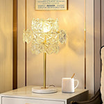 Schneeflocke Kristall Tischlampe