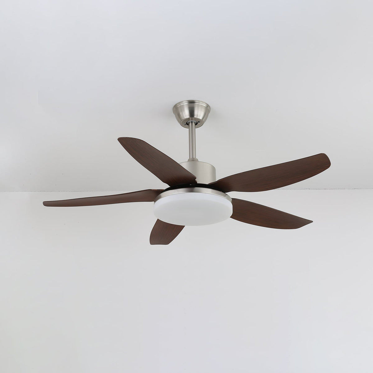 Sofia Ceiling Fan Light with LED Illumination and Wooden Blades