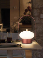 Soft Spot Portable Table Lamp with Rechargeable Battery, Touch Dimmer