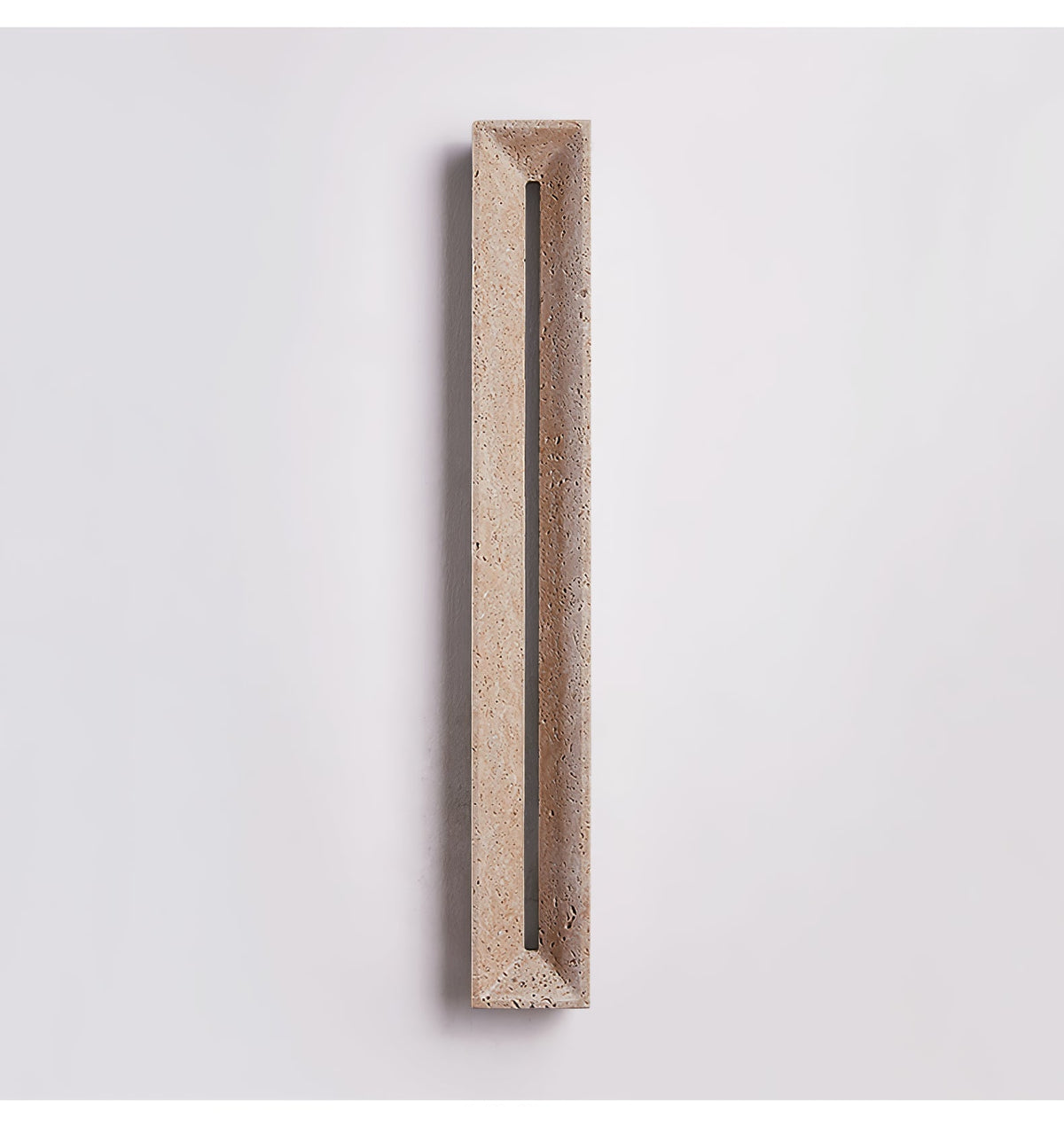 Solace Travertine Beam Wall Sconce – Modern LED Wall Light