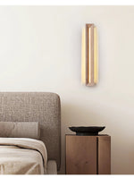 Solace Travertine Beam Wall Sconce – Modern LED Wall Light