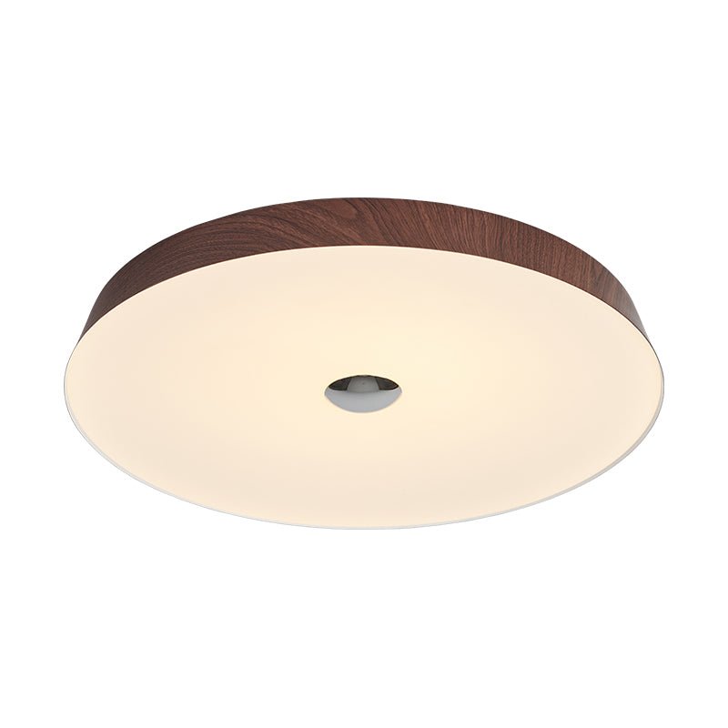 Solace Woodgrain LED Flush Mount Ceiling Light for Modern Interiors