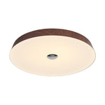 Solace Woodgrain LED Flush Mount Ceiling Light for Modern Interiors