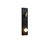 Solano Ripple Wall Sconce – Modern Wood & Brass LED Wall Light