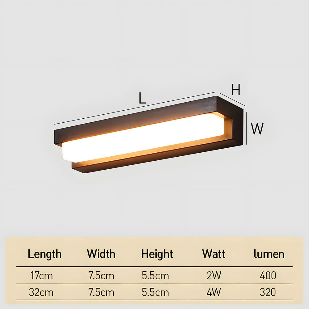Creative Solar Waterproof Led Outdoor Wall Light