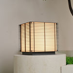 Solar Grid Outdoor Lantern – Modern Architectural LED Post Light