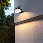 Solar Motion Security Light 3 Head Outdoor Led Wall Fixture With Motion Sensor
