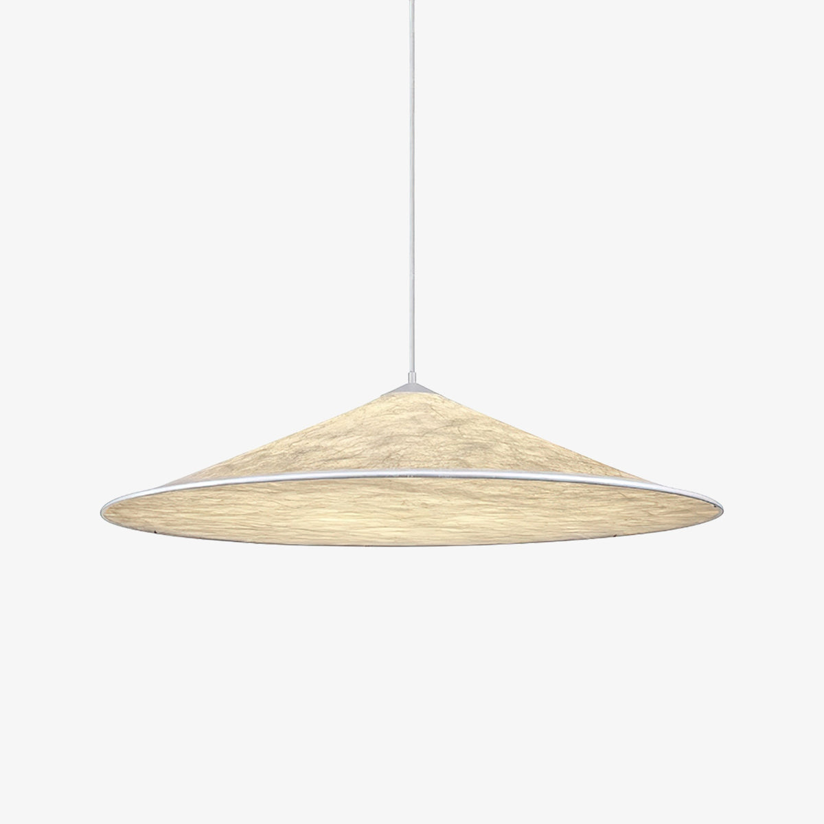 Solara Disc Paper Pendant Light – Modern Minimalist LED Ceiling Lamp