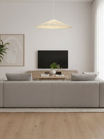 Solara Disc Paper Pendant Light – Modern Minimalist LED Ceiling Lamp