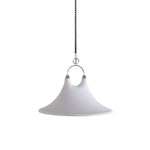 Solari Swirl Glass Pendant Light – Hand-Blown Amber Art Glass