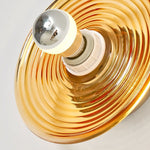 Solaris Nodo Wall Sconce in Amber Glass and Chrome