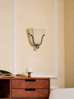Solenne Ceramic Shell Wall Sconce in Glazed Finishes