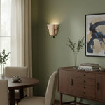 Solenne Ceramic Shell Wall Sconce in Glazed Finishes