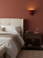 Solenne Ceramic Shell Wall Sconce in Glazed Finishes