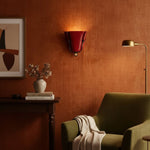 Solenne Ceramic Shell Wall Sconce in Glazed Finishes