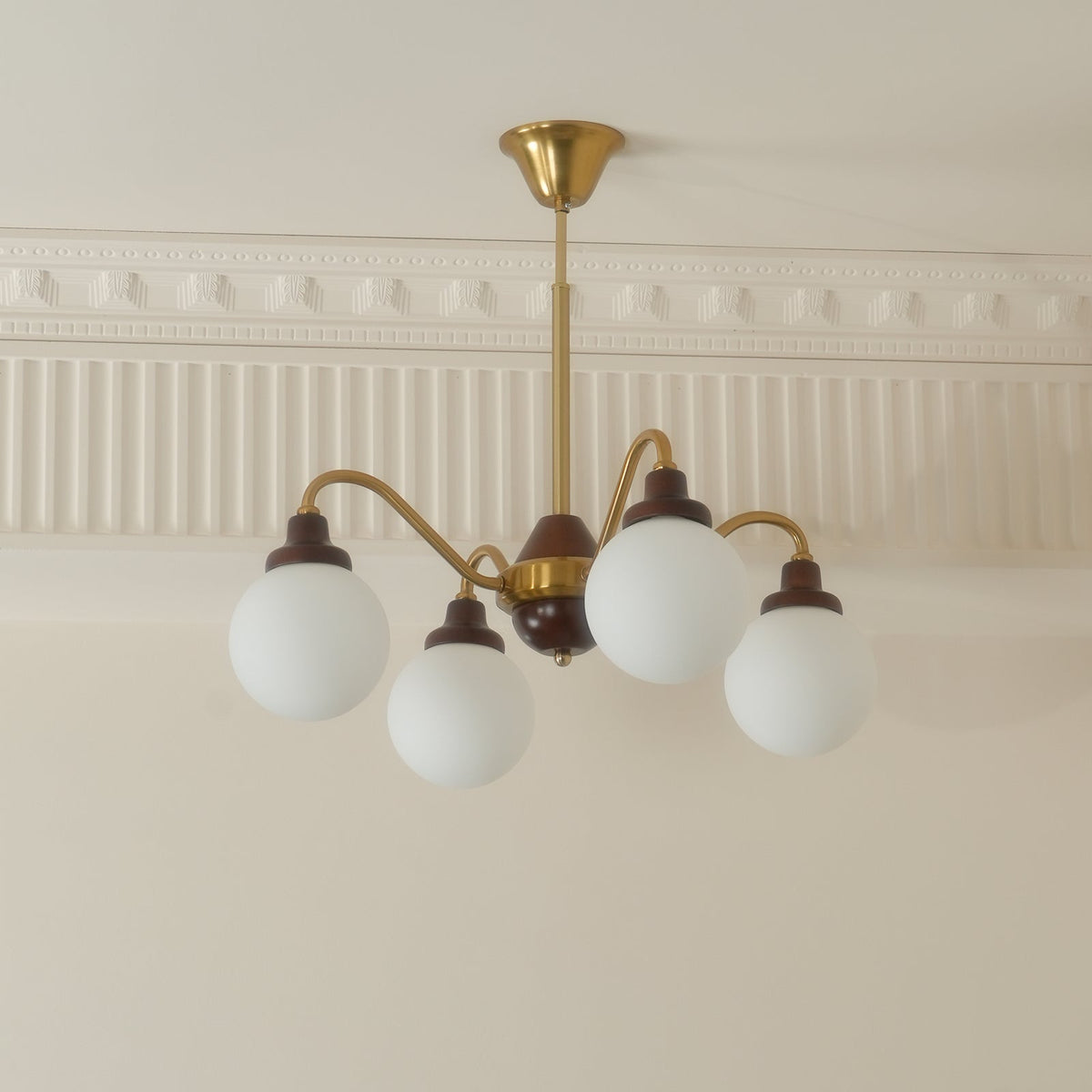 Solid Wood Magic Bean Chandelier – Modern Designer Pendant Light