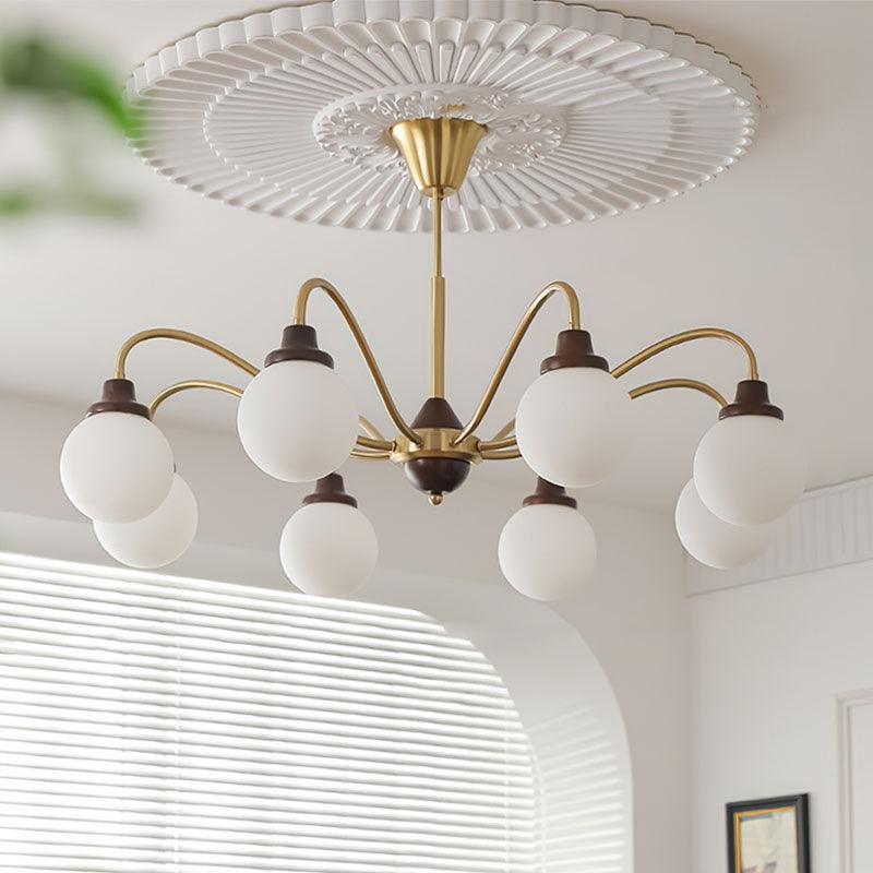 Solid Wood Magic Bean Chandelier – Modern Designer Pendant Light