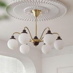 Solid Wood Magic Bean Chandelier – Modern Designer Pendant Light