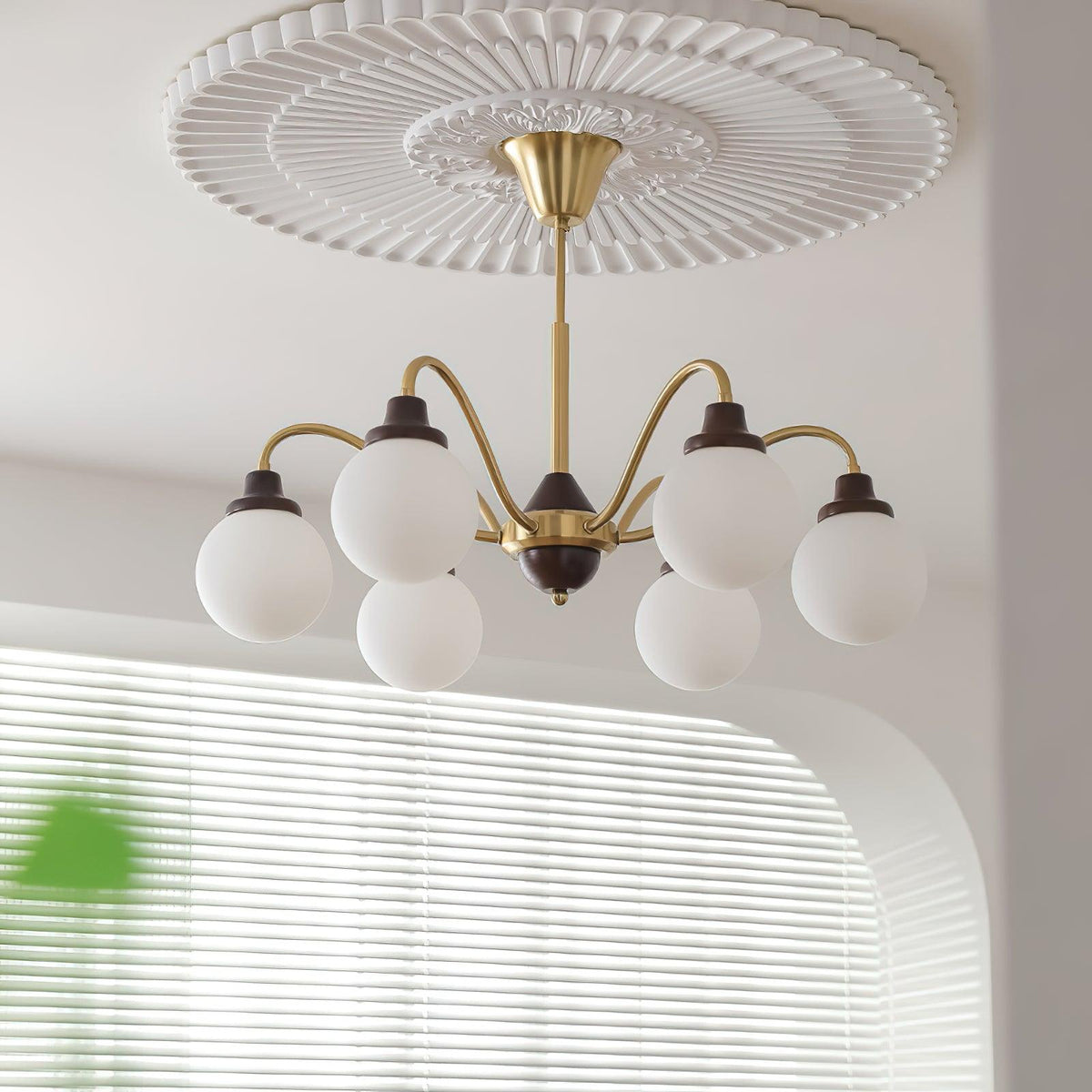 Solid Wood Magic Bean Chandelier – Modern Designer Pendant Light