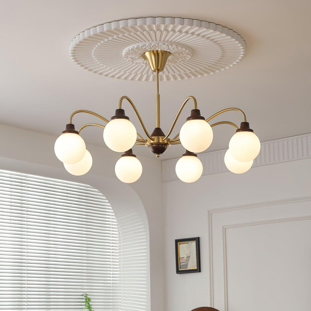 Solid Wood Magic Bean Chandelier – Modern Designer Pendant Light