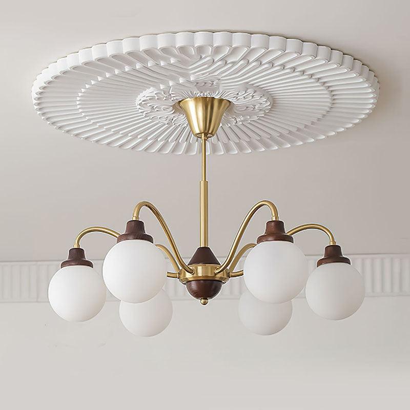 Solid Wood Magic Bean Chandelier – Modern Designer Pendant Light