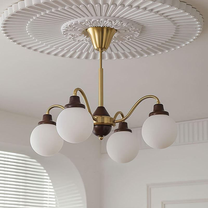 Solid Wood Magic Bean Chandelier – Modern Designer Pendant Light