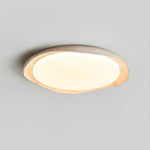 Solis Ceiling Light in Yellow Travertine – Modern Flush Mount LED