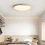 Solis Ceiling Light in Yellow Travertine – Modern Flush Mount LED