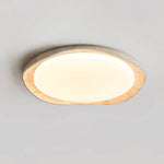 Solis Ceiling Light in Yellow Travertine – Modern Flush Mount LED