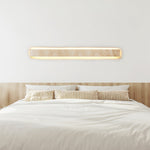 Solis Stone Wall Light in Travertine – Modern LED Wall Sconce