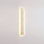 Solis Stone Wall Light in Travertine – Modern LED Wall Sconce