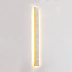 Solis Stone Wall Light in Travertine – Modern LED Wall Sconce