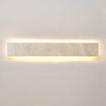 Solis Stone Wall Light in Travertine – Modern LED Wall Sconce