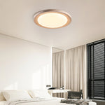 Soluna Ceiling Light in Natural Travertine – Modern Flush Mount LED