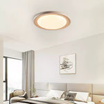 Soluna Ceiling Light in Natural Travertine – Modern Flush Mount LED