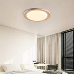 Soluna Ceiling Light in Natural Travertine – Modern Flush Mount LED
