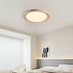 Soluna Ceiling Light in Natural Travertine – Modern Flush Mount LED