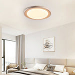 Soluna Ceiling Light in Natural Travertine – Modern Flush Mount LED