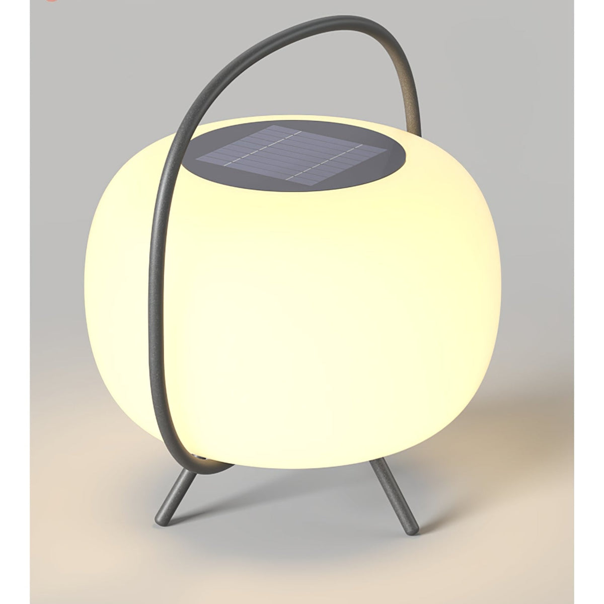 Soluna Pod Solar-Powered Outdoor Lantern with Ambient LED Glow