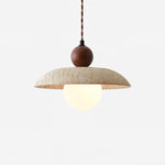 Soluna Travertine Pendant Light – Handcrafted Natural Stone Hanging Lamp