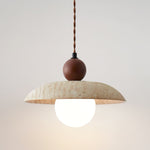 Soluna Travertine Pendant Light – Handcrafted Natural Stone Hanging Lamp