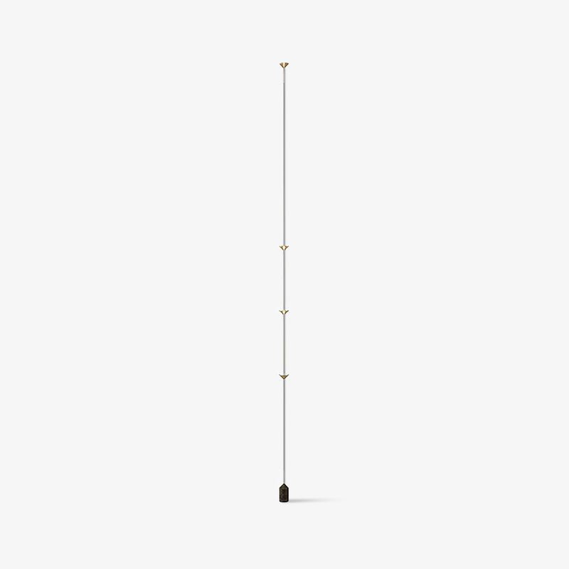 Soreluna LED Linear Pendant Light with Marble Counterweight