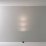 Soreluna LED Linear Pendant Light with Marble Counterweight