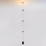 Soreluna LED Linear Pendant Light with Marble Counterweight